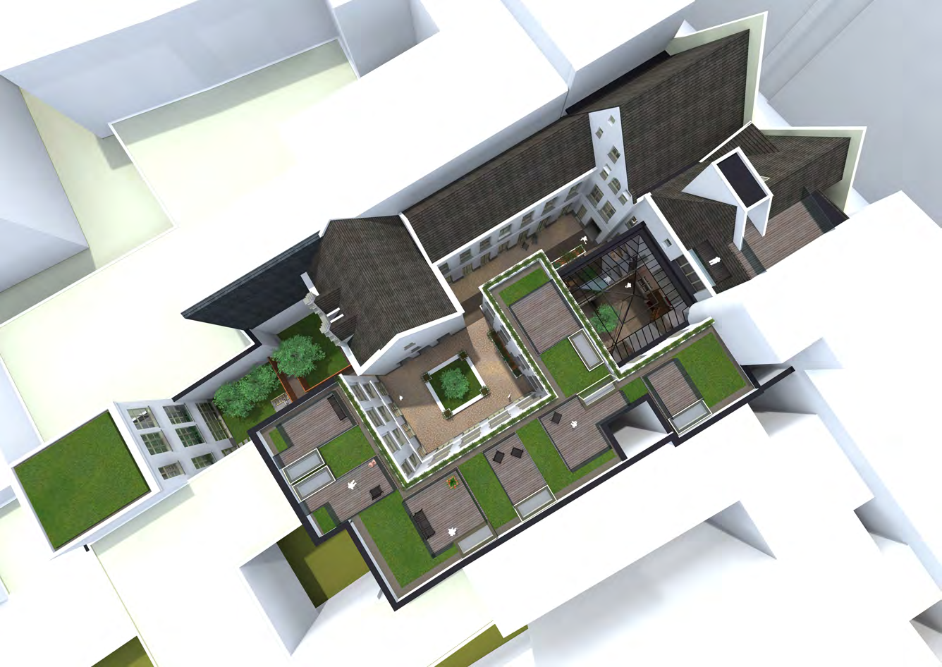 HET LOFT PROJECT 11 Comfortabele stadsvilla s Oppervlakten vanaf 118 m 2 tot 432 m 2 2/3/4 slaapkamers 1/ 2 badkamers met tuin of (dak) terras prijzen vanaf 425.