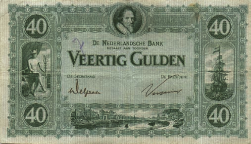 5682 5683 5681 25 Gulden 1955 Huygens (Mev. 83-1a / AV 55.1a.1, 55.1a.2) - met kort en lang serienummer - 2 stuks in Pr+ en bijna UNC 150 5682 25 Gulden 1971 Sweelinck met 10 cijfers (Mev.