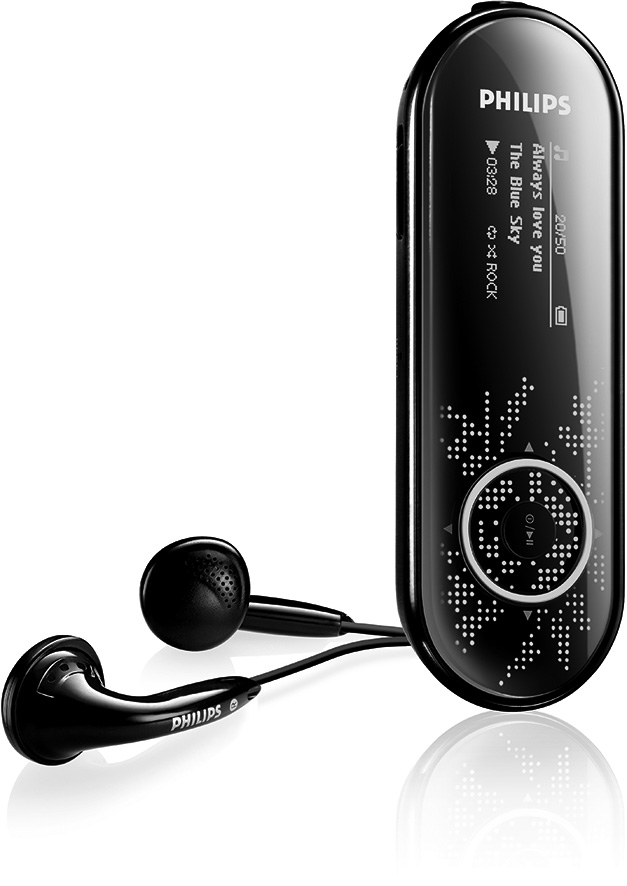 Philips GoGear audiospeler SA4310 SA4320 SA4340 zonder FM-tuner SA4315 SA4325 SA4345