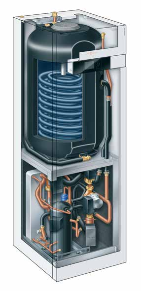 Warmtepompen Vitocal 343-G Vitocal 333-G De compacte warmtepompen Vitocal 343-G en Vitocal 333-G zijn verkrijg baar in drie varianten : met en zonder koppeling met zonneboiler alsook met