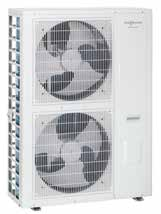 De voordelen op een rij: Buitenunit, type AWS_AC110 Voordelige split-unit lucht/water-warmtepomp met verwarmingsvermogens van 3 tot 9 (lucht 2 C/water 35 C bij nominale werking) Vermogensregeling en