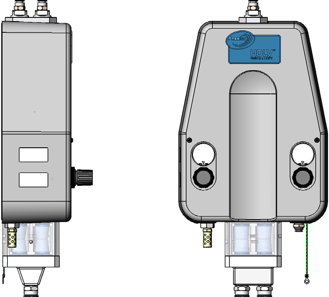 8 Prodigy Generation II HDLV-pomp met hoge capaciteit Technische gegevens Capaciteit (maximum) Persluchttoevoer Spoellucht Werkluchtdrukken Pinch valves Transportlucht Luchtverbruik Transportlucht