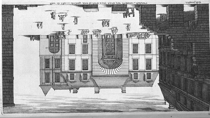 Architectuurtaal Lange Nieuwstraat 94 voorgevel 1740-1742, achtergevel 1751 Voorgevel de Grote Robijn, 1745-1747, bouw tot 1750, Museum Vleeshuis Antwerpen Ontwerp stadspaleis Joan Alexander van