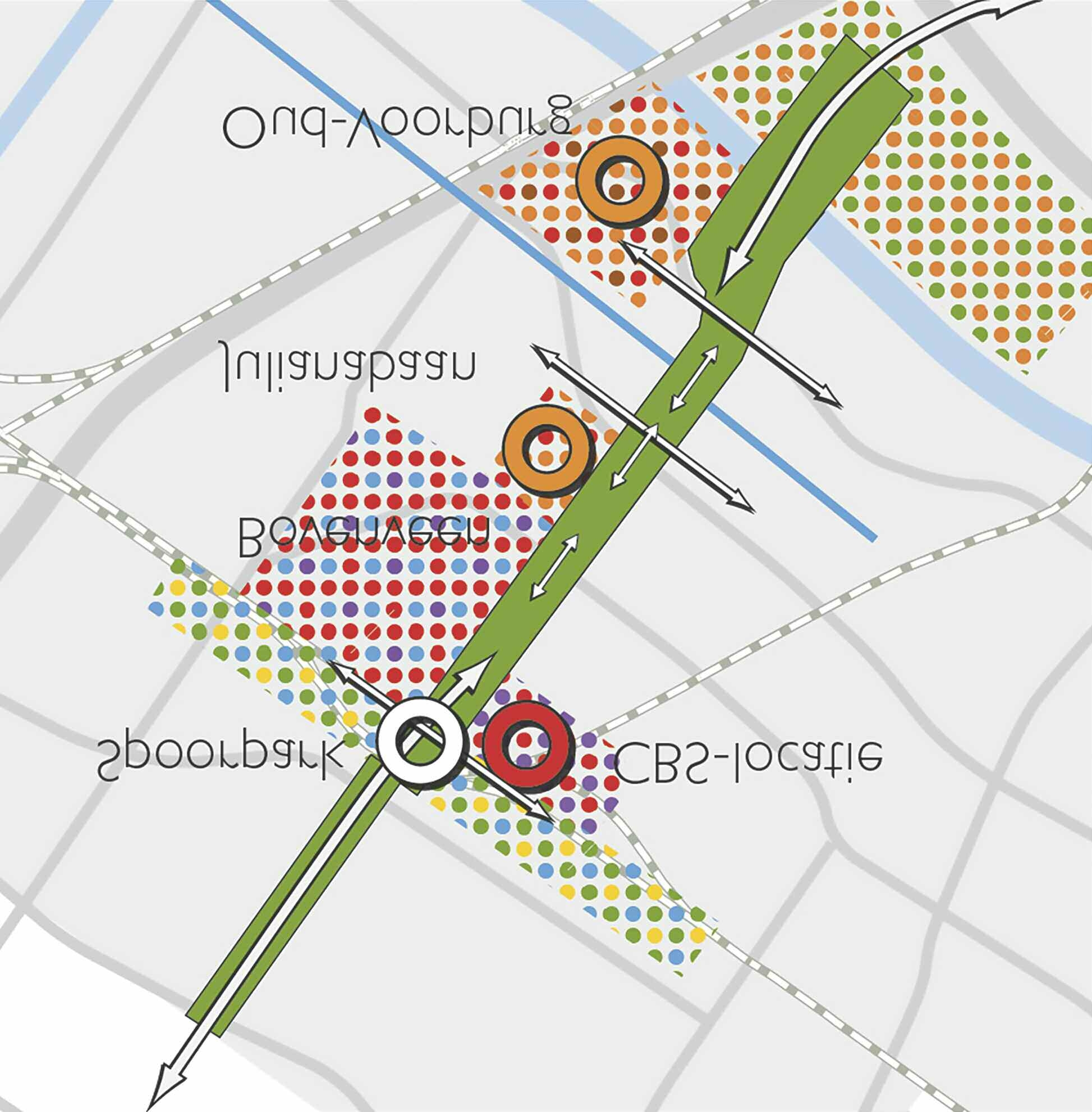 Samenvatting visie Beleid Relevante ambities: Ontwikkeling CBS locatie naar een gemengd gebied met het zwaartepunt op wonen. Versterken groene woonstad.