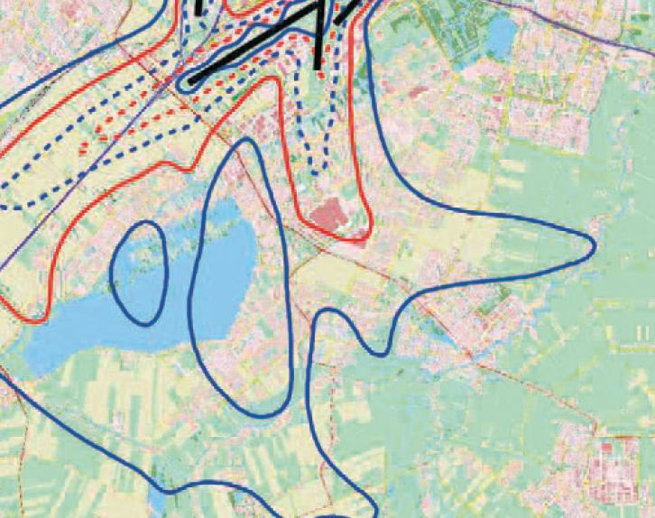 Tabel 3: Geluidwering wegverkeers-, industrie- en spoorweglawaai bron wegverkeers-en spoorweglawaai industrielawaai vereiste karakteristieke geluidwering GA;k verblijfsgebied L den - 33 db en