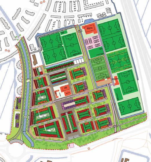 Inleiding 1. INLEIDING In het gebied tussen de A27, de Voorveldselaan, de Biltse Rading en de Sartreweg bevindt zich het Veemarktterrein (zie onderstaande figuur).