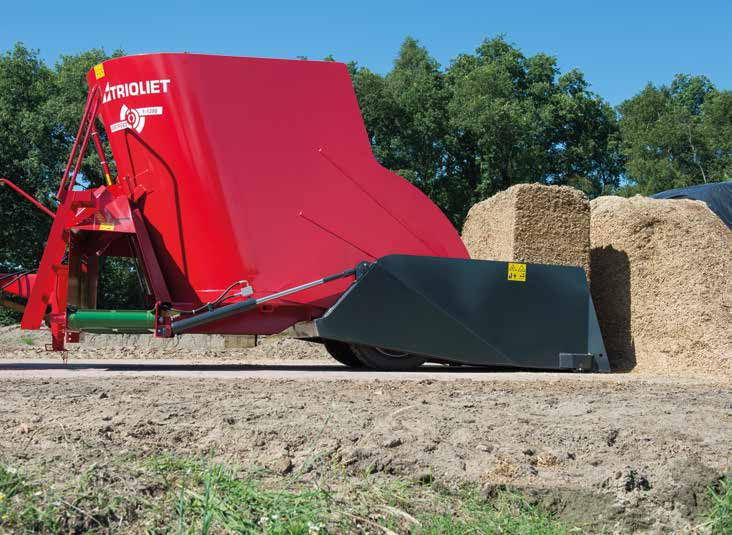 Vertifeed De robuuste mengwagen met laadklep Voor veehouders die over een kuilvoersnijder beschikken, is de Vertifeed een perfecte aanvulling.