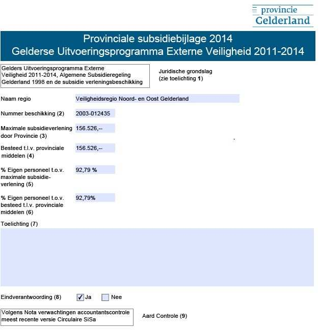 72 Jaarstukken 2014 Veiligheidsregio