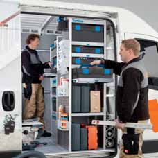 EDORE SORTIMO Perfecte mobiliteit EDORE de handgereedschapsspecialist in de L-BOXX De uitdaging: De perfecte mobiele werkplaats De opdracht: T gereedschappen, machines en materiaal moeten eenvoudig,