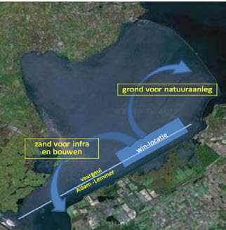 1112116 blz 55 gebied. Deze laatste kan een belangrijke extra economische meerwaarde opleveren voor het gebied (bron: Werkmaatschappij Markermeer-IJmeer, 2011).