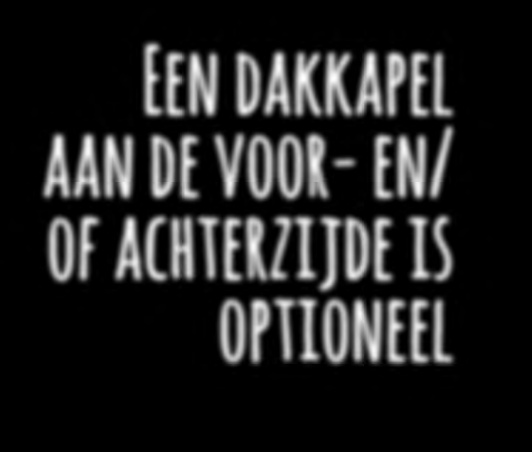 Een dakkapel aan de voor- en/ of achterzijde is optioneel Woningtype 2 en 2sp: rijwoningen Begane grond 1 e verdieping 2 e verdieping nok mv Woningtype 2sp (gespiegelde variant van type