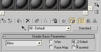 Ga nu naar het Perspective viewport en maak het vernster groot zodat je kunt zien wat de doen. Selecteer Hinge From Edge in het menu Edit Polygons.