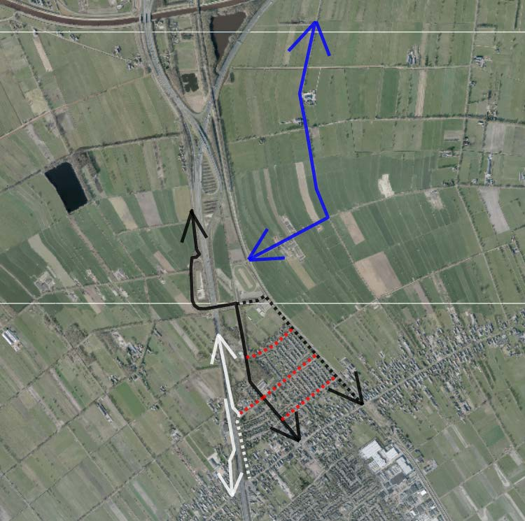 Circulatie Staphorst Noord De oprit van de A28 in de richting van Meppel is te bereiken via de Burgemeester van de Walstraat.