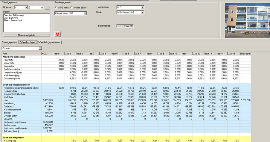 WALS-TMS: taxatie individueel complex