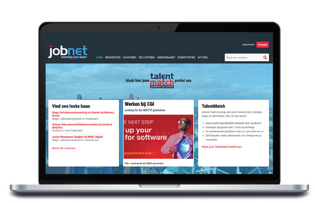 Optimaliseer uw Employer Branding en Talent Acquisition middels de diensten van Memory Online Jobnet.nl Jobnet is een carrièreportal, met ruim 80.