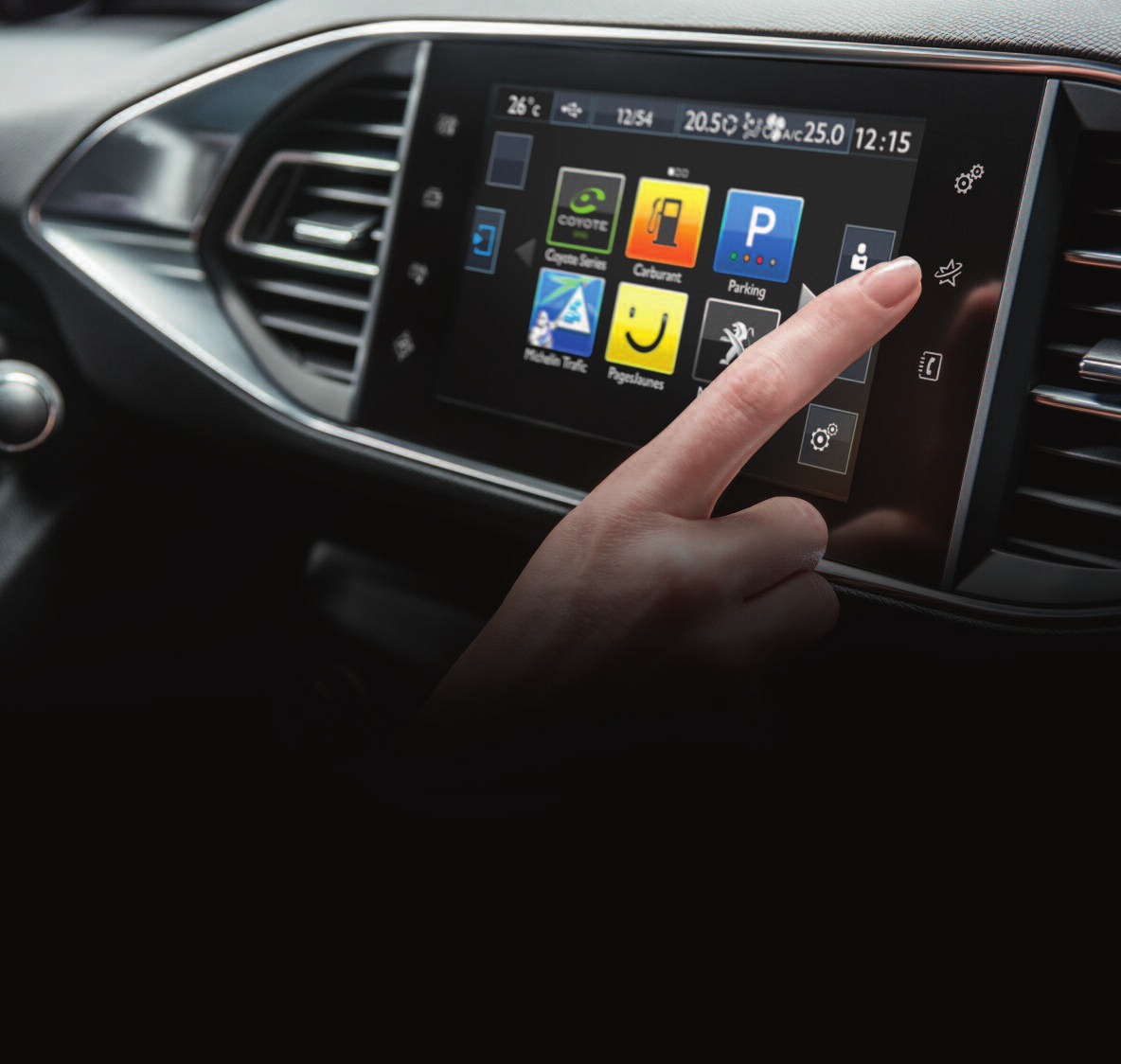 LINK MY PEUGEOT LINK MY PEUGEOT Deze app maakt gebruik van een Bluetooth -verbinding met het touchscreen in uw auto.