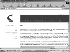 [ ONLINE ] 21 DE LAATSTE SCHAKEL IN EEN KLANTVRIENDELIJK INFORMATIEAANBOD: ONLINE de van de -versie SPIN-databank Het verzamelen, ontsluiten en beschikbaar stellen van informatie is slechts zinvol en