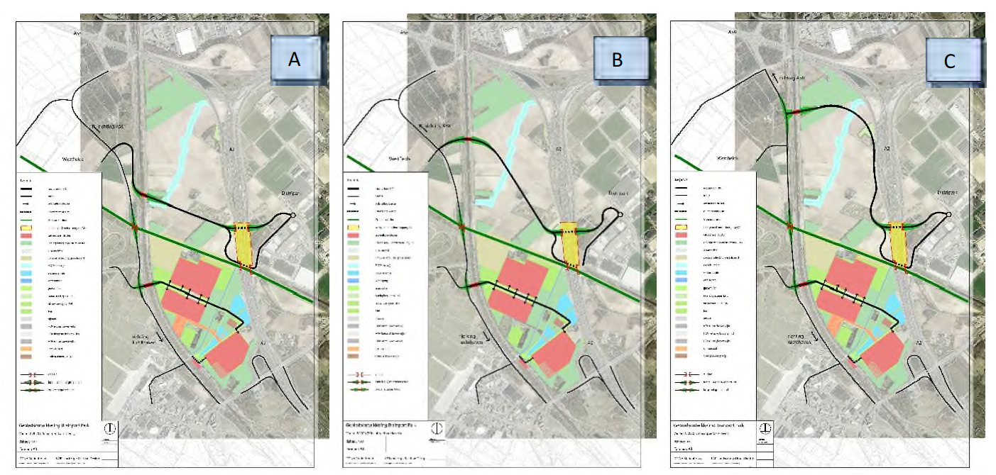 maatregelen uit deze Challenge Variant betreffen: het opwaarderen van de afwikkelcapaciteit op de Anthony Fokkerweg en de aansluiting op de snelweg A2; het aanleggen van een parallelstructuur