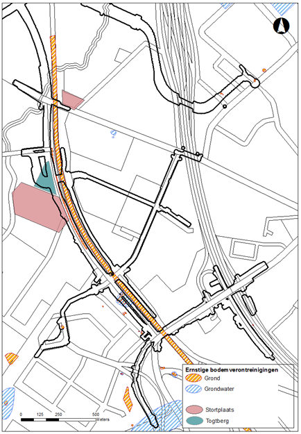 Figuur 5.2: Locaties verontreiniging tracé B4. 5.8 