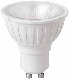 LE spot PAR 16 Lampen hoeven minder vaak vervangen te worden Energiezuinig Vervangt traditionele gloeilamp van ± 39W CRI > 80 oge lichtintensiteit, geen UV en zeer lage infraroodstraling Brandt
