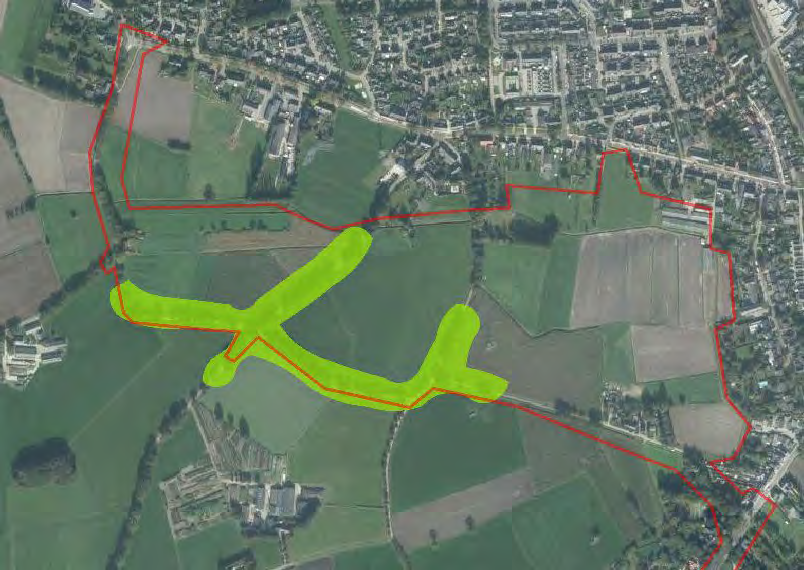 noorden van het plangebied werd in juni een groot aantal jagende dieren boven de weg en nabij bomen aangetroffen.