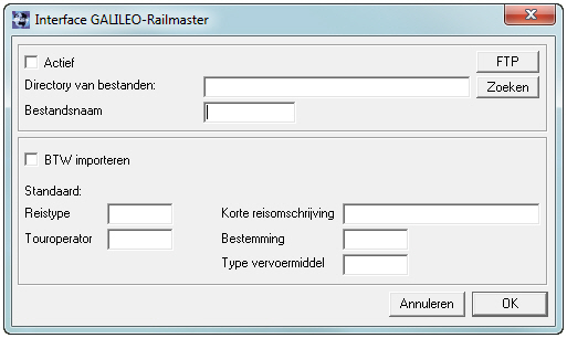 Open het menu-item < Bestand - CRS-Opties > Er wordt een nieuw venster < CRS-opties > getoond.