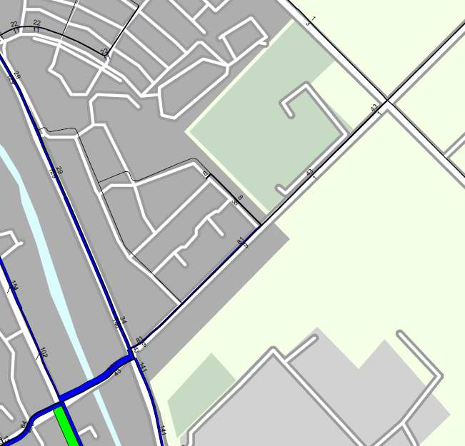 Uitsneden van herkomst en bestemming verkeer op het Zuideinde in de avondspits: Links; verkeer dat zowel over het Zuideinde als de N219-Zuidplasweg rijdt Rechts; verkeer dat zowel over het Zuideinde