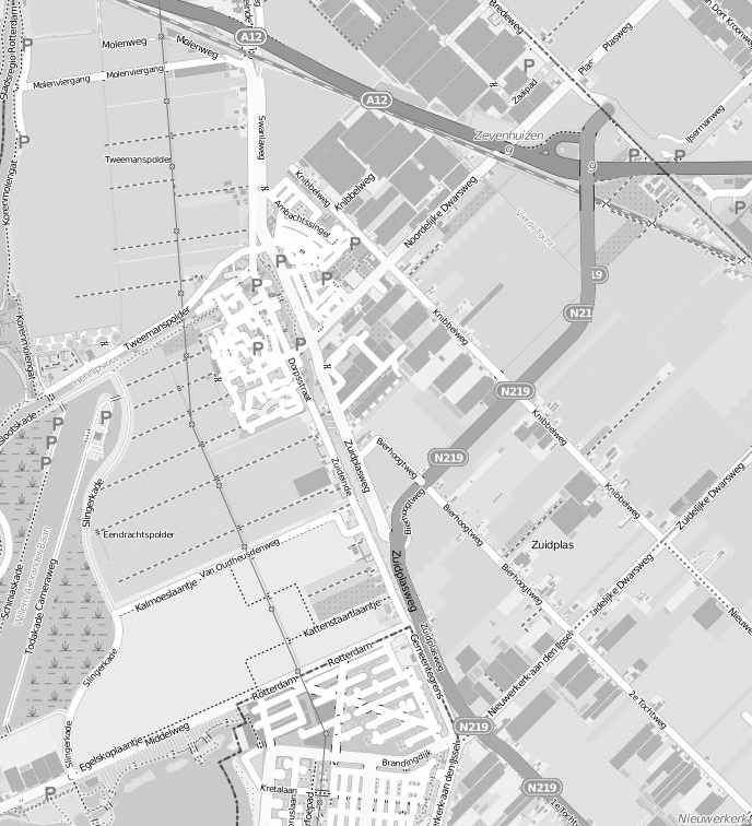 Bijlage 1 Resultaattabellen Hierna zijn voor 13 locaties in het netwerk de verschillen tussen de modelvarianten voor de ochtend- en avondspits weergegeven.