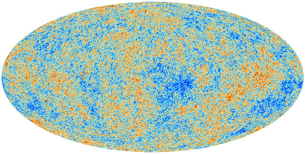 We hebben goed experimenteel bewijs, vooral door de metingen van de Cosmic Microwave Background: elektronische straling die de hele ruimte vult en schatbare informatie over het vroege universum