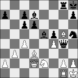 Wit : Henk Wennekes Zwart : Aad Zonne 1.d4 Pf6 2.c4 g6 3.Pc3 Lg7 4.e4 d6 5.Pf3 O-O 6.Le2 e5 7.O-O exd4 8.Pxd4 Te8 9.f3 Pc6 10.Le3 Ph5 11.Pxc6 bxc6 12.Dd2 De7 13.Ld3 f5 14.Tae1 Df7 15.