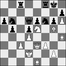 h3 1-0 Wit : Stefan Colijn Zwart : Marius Strijdhorst 1.e4 e6 2.d4 d5 3.Pc3 Lb4 4.e5 c5 5.a3 Lxc3+ 6.bxc3 Dc7 7.Ld3 b6 8.Pf3 La6 9.h4 Lxd3 10.cxd3 cxd4 11.Da4+ Pd7 12.Dxd4 Pe7 13.