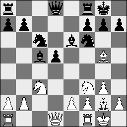 Pb3 Pdxe5 16.Pxe5 Pxe5 17.Le3 Dd8 18.Ld4 Te8 19.Te3 ½-½ Wit : Gert Ligterink Zwart : Zhao Qin Peng 1.d4 Pf6 2.c4 e6 3.Pf3 b6 4.a3 Lb7 5.Pc3 d5 6.Lg5 Le7 7.Lxf6 Lxf6 8.cxd5 exd5 9.g3 O-O 10.Lg2 De7 11.