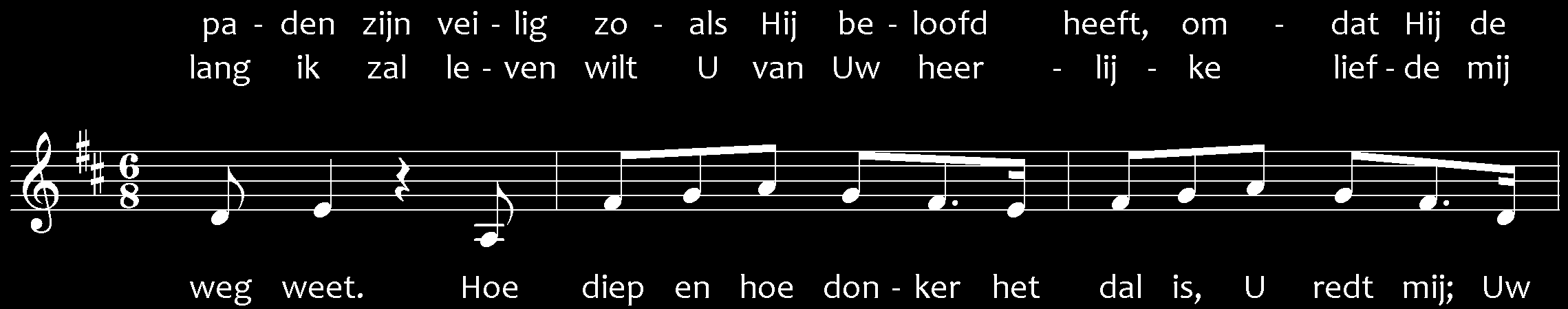 komen terug uit de