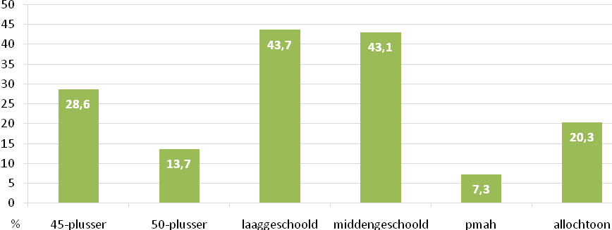 (2006 betreft enkel periode oktober- december 2006) 3.6.2 Diversiteitstoets Sinds de lancering van het ervaringsbewijs in april 2006 hebben ongeveer 4.