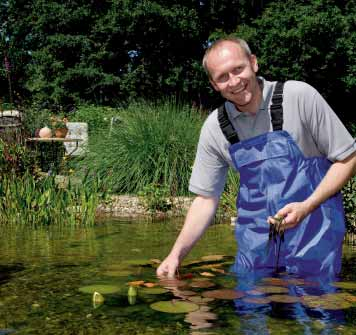 Heldere oplossing: programma voor vijveronderhoud Frisse lucht is iets, waaraan vooral de mensen uit de grote steden grote waarde hechten Maar zuurstof is niet alleen belangrijk boven de waterspiegel.