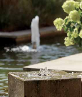 omgeving, en als u meer van iets spectaculairs houdt, is een elegante fontein precies wat u nodig heeft.