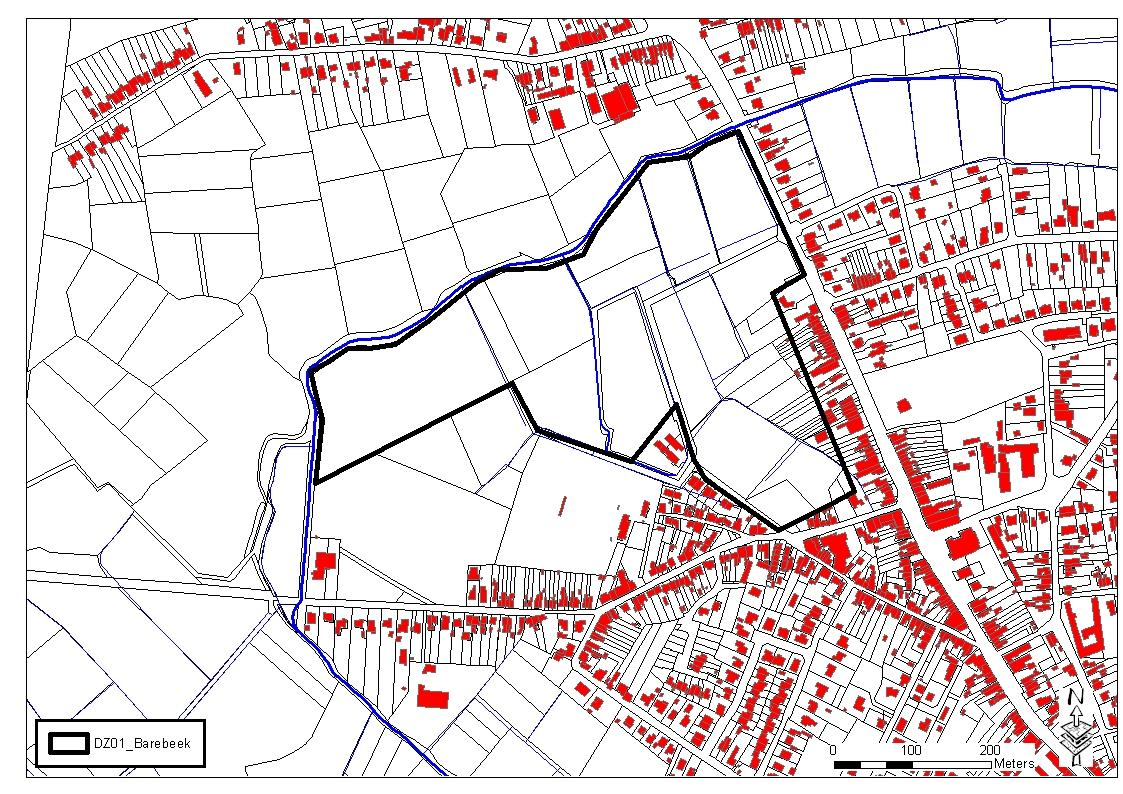 Figuur 5: Situering op cadmap 2010 (toestand 01/01/2010) 1.