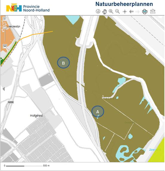 Datum 17 oktober 2013 Pagina 6 van 9 Bijlage 1. Ecologische Hoofdstructuur (bron: website provincie Noord-Holland) Liandon B.V.