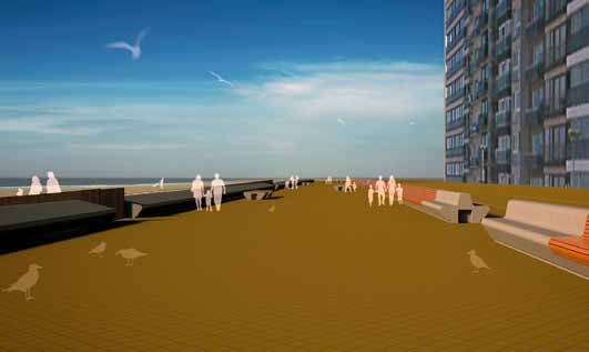 en veilige dijk. Tussen 1 september 2014 en half juni 2015 zal de afdeling KUST de zeedijk en de Rotondedijk volledig afbreken en heropbouwen.