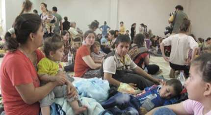 Onrust en gevechten in Irak De mensen vluchten onder