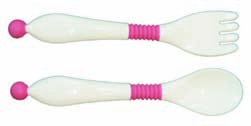 Biegbar Besteck Bendable cutlery Cubiertos flexible Couverts pliables Dit bestek kunt u buigen naar de