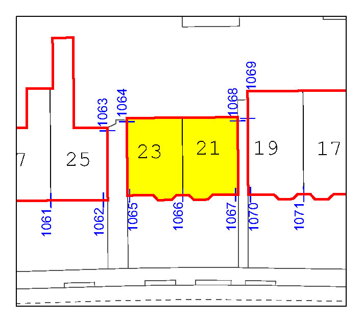 2. Resultaten van de metingen Opbouw van het meetrapport Op de hierboven getoonde kaart is het gemeten bouwwerk geel gekleurd.