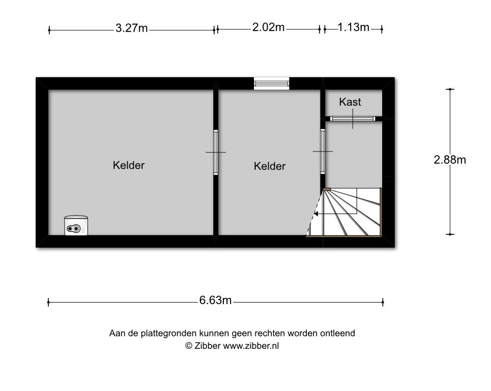 Plattegrond kelder