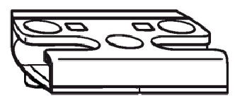 Artikeloverzicht Sluitplaten 25 mm met positioneringsnokken - Voor beslag met 9 mm asmaat - Standaardsluitplaat is van Zamac - Veiligheidssluitplaat is van staal met kunststof onderplaat - Standaard