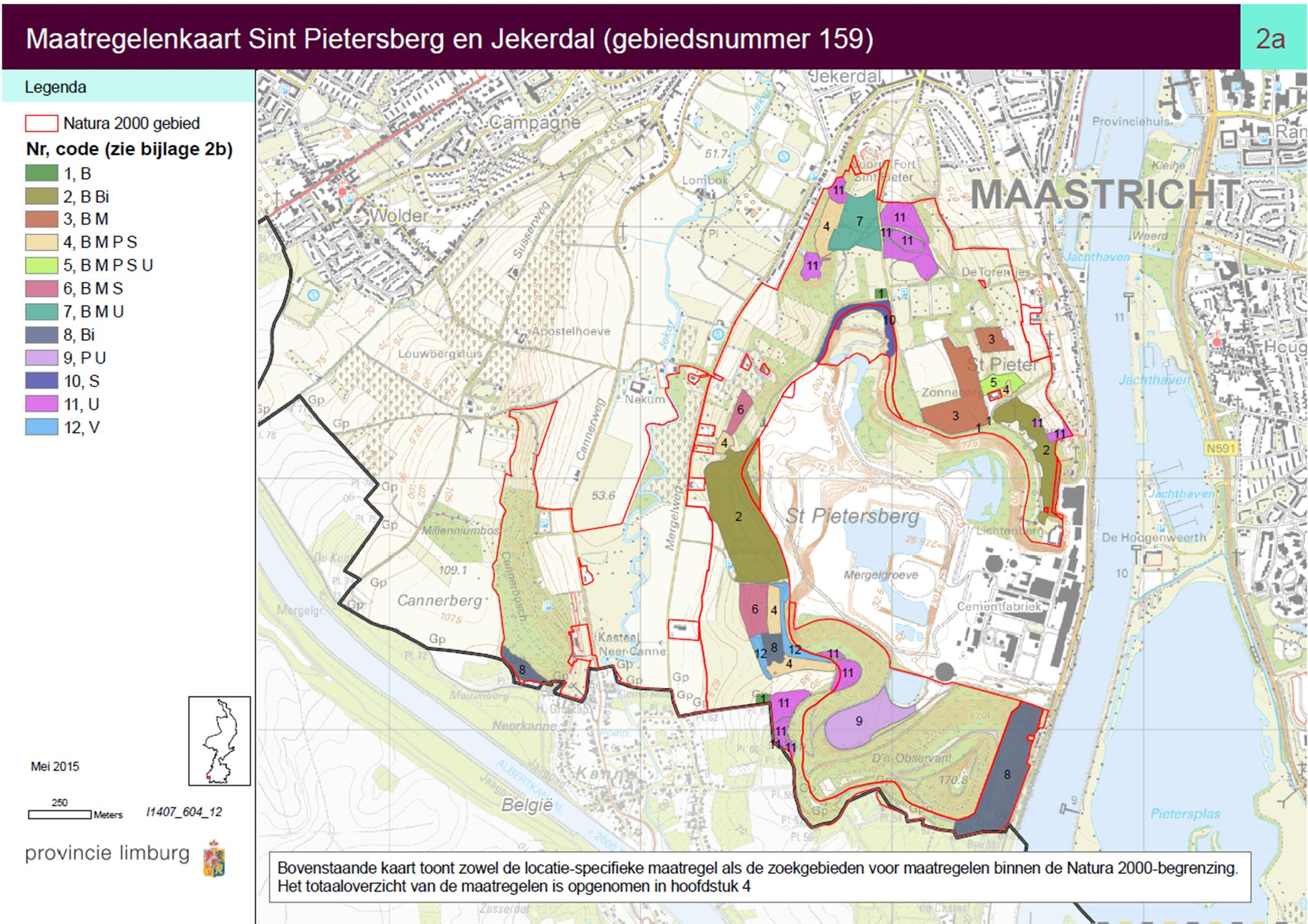 Bijlage 2a PAS-maatregelenkaart Sint