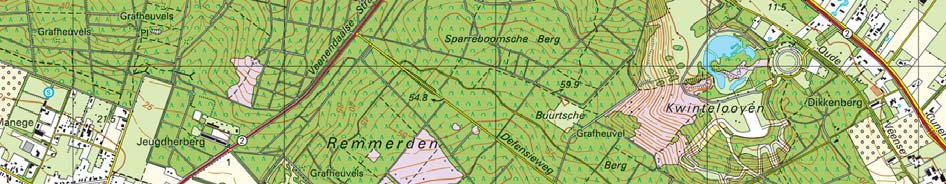 3. Beschrijving van het plangebied Ligging van het plangebied Het plangebied aan de Veenendaalsestraatweg zuidelijk binnen de grenzen van het Landgoed Prattenburg.