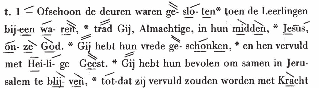 Pentekostarion tropaar van het feest: grote vespers De priester geeft de ze