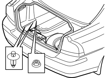 M8503481 56 Schuif de gehele vloerbekleding van de bagageruimte iets naar voren.
