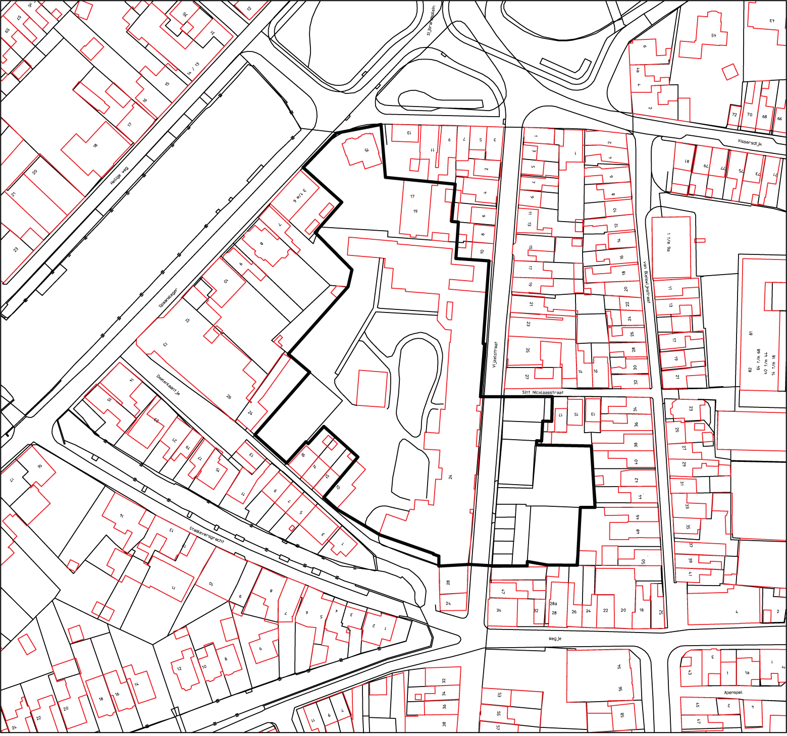 3. Huidige situatie en toekomstig gebruik Het plangebied De Vijzeltuin is gelegen aan de rand van de oude stadskern van Enkhuizen, aan weerszijden van de Vijzelstraat (afb. 2).