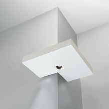 Onn-Corner Onn-Corner Onn-Corner can be installed on the edge of a column or in the corner of a room.